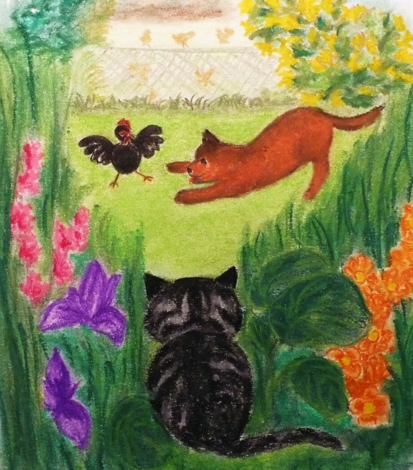 Mały kotek w nowym domu